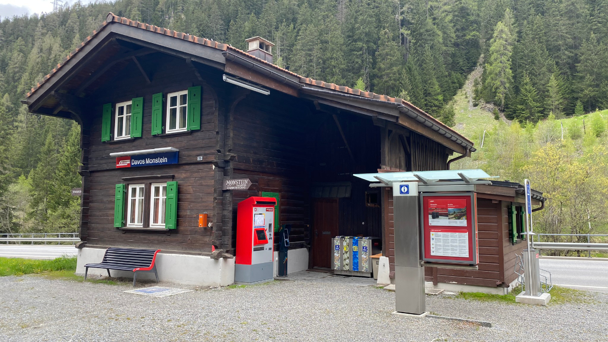 Umbau Bahnhof, Davos-Monstein GR
